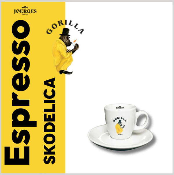 Gorilla Espresso Skodelica za Kavico