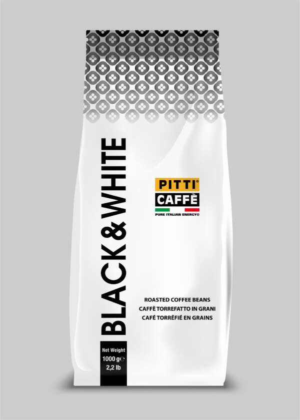 Pitti Caffè Black and White 1KG kave