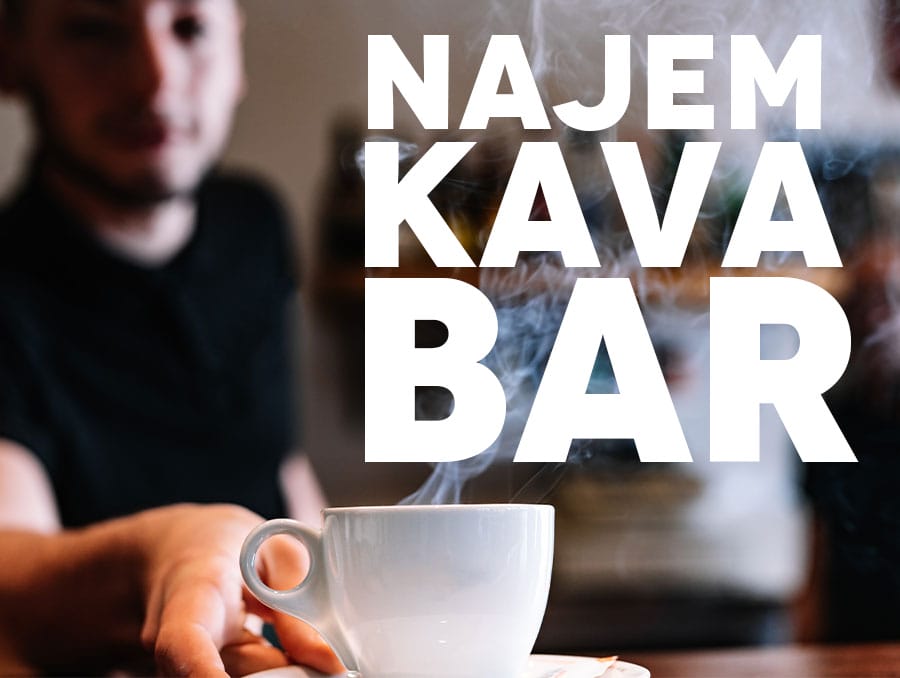 Gostinski lokal – kava bar oddam v najem: Super priložnost za podjetnike